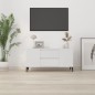 TV-Schrank Weiß 102x44,5x50 cm Holzwerkstoff TV-Schrank Weiß 102x44,5x50 cm Holzwerkstoff