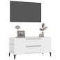 TV-Schrank Weiß 102x44,5x50 cm Holzwerkstoff TV-Schrank Weiß 102x44,5x50 cm Holzwerkstoff