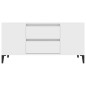 TV-Schrank Weiß 102x44,5x50 cm Holzwerkstoff TV-Schrank Weiß 102x44,5x50 cm Holzwerkstoff