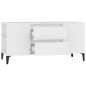 TV-Schrank Weiß 102x44,5x50 cm Holzwerkstoff TV-Schrank Weiß 102x44,5x50 cm Holzwerkstoff