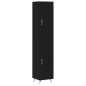 Highboard Schwarz 34,5x34x180 cm Holzwerkstoff Highboard Schwarz 34,5x34x180 cm Holzwerkstoff