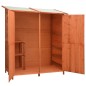 vidaXL Geräteschuppen 136x75x160 cm Tanne Massivholz vidaXL Geräteschuppen 136x75x160 cm Tanne Massivholz