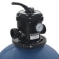 vidaXL Pool-Sandfilter mit 6-Wege-Ventil Filterkessel Blau 560 mm vidaXL Pool-Sandfilter mit 6-Wege-Ventil Filterkessel Blau 560 mm