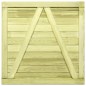 Gartentor Imprägniertes Kiefernholz 100x100 cm Gartentor Imprägniertes Kiefernholz 100x100 cm
