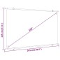 vidaXL Beamer Leinwand 108 16:9 vidaXL Beamer Leinwand 108 16:9