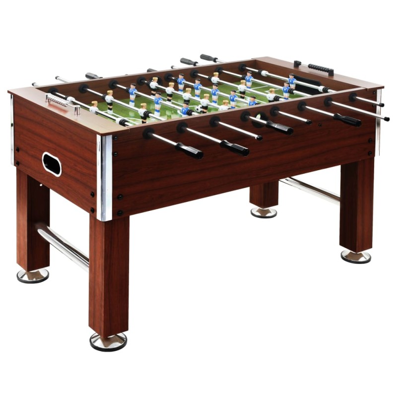 Kickertisch Stahl 60 kg 140 x 74,5 x 87,5 cm Braun Kickertisch Stahl 60 kg 140 x 74,5 x 87,5 cm Braun
