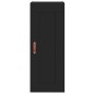 Highboard Schwarz 34,5x34x180 cm Holzwerkstoff Highboard Schwarz 34,5x34x180 cm Holzwerkstoff