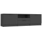 TV-Schrank Schwarz 140x35x40 cm Holzwerkstoff TV-Schrank Schwarz 140x35x40 cm Holzwerkstoff