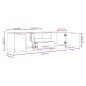 TV-Schrank Schwarz 140x35x40 cm Holzwerkstoff TV-Schrank Schwarz 140x35x40 cm Holzwerkstoff