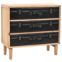 Schubladenschrank Tannenholz Massiv 80 × 36 × 75 cm