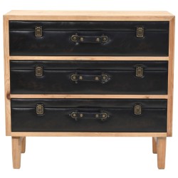 Schubladenschrank Tannenholz Massiv 80 × 36 × 75 cm