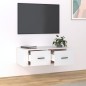 TV-Wandschrank Weiß 80x36x25 cm Holzwerkstoff TV-Wandschrank Weiß 80x36x25 cm Holzwerkstoff