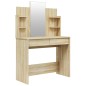 Schminktisch mit Spiegel Sonoma-Eiche 96x40x142 cm Schminktisch mit Spiegel Sonoma-Eiche 96x40x142 cm