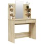Schminktisch mit Spiegel Sonoma-Eiche 96x40x142 cm Schminktisch mit Spiegel Sonoma-Eiche 96x40x142 cm