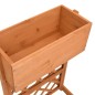 Garten-Spalier mit Blumenkasten Orange 45x30x74 cm Tannenholz Garten-Spalier mit Blumenkasten Orange 45x30x74 cm Tannenholz