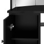 vidaXL Eck-Schminktisch mit LED Schwarz 111x54x141,5 cm vidaXL Eck-Schminktisch mit LED Schwarz 111x54x141,5 cm