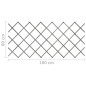 vidaXL Rankzäune 5 Stk. Grau Massivholz Tanne 180x80 cm vidaXL Rankzäune 5 Stk. Grau Massivholz Tanne 180x80 cm