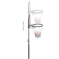 Basketballständer Schwarz 216-250 cm Polyethylen Basketballständer Schwarz 216-250 cm Polyethylen