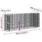 Gabionen-Hochbeet Verzinktes Eisen 260x50x100 cm Gabionen-Hochbeet Verzinktes Eisen 260x50x100 cm
