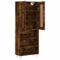 Highboard Räuchereiche 69,5x34x180 cm Holzwerkstoff Highboard Räuchereiche 69,5x34x180 cm Holzwerkstoff