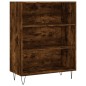 Highboard Räuchereiche 69,5x34x180 cm Holzwerkstoff Highboard Räuchereiche 69,5x34x180 cm Holzwerkstoff
