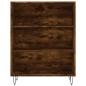 Highboard Räuchereiche 69,5x34x180 cm Holzwerkstoff Highboard Räuchereiche 69,5x34x180 cm Holzwerkstoff