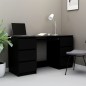 Schreibtisch Schwarz 140x50x77 cm Holzwerkstoff Schreibtisch Schwarz 140x50x77 cm Holzwerkstoff