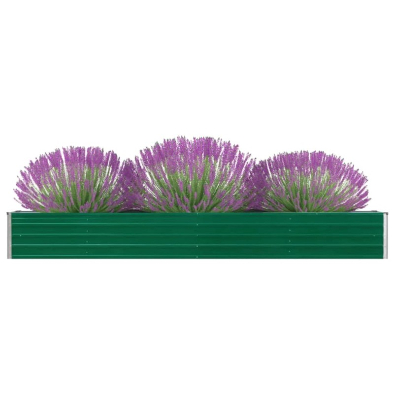 Garten-Hochbeet Verzinkter Stahl 320×40×45 cm Grün Garten-Hochbeet Verzinkter Stahl 320×40×45 cm Grün