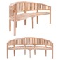 Bananenbank 200 cm Massivholz Teak Bananenbank 200 cm Massivholz Teak