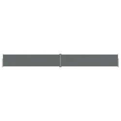vidaXL Seitenmarkise Ausziehbar Anthrazit 140x1200 cm