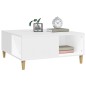 Couchtisch Weiß 80x80x36,5 cm Holzwerkstoff Couchtisch Weiß 80x80x36,5 cm Holzwerkstoff