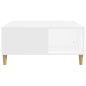 Couchtisch Weiß 80x80x36,5 cm Holzwerkstoff Couchtisch Weiß 80x80x36,5 cm Holzwerkstoff