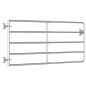 vidaXL 5-Rohr-Weidetor Stahl (95-170)×90 cm Silbern vidaXL 5-Rohr-Weidetor Stahl (95-170)×90 cm Silbern