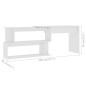 vidaXL Eckschreibtisch Weiß 200x50x76 cm Holzwerkstoff vidaXL Eckschreibtisch Weiß 200x50x76 cm Holzwerkstoff