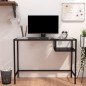 vidaXL Computertisch Schwarz 100x36x74 cm Glas vidaXL Computertisch Schwarz 100x36x74 cm Glas
