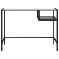 vidaXL Computertisch Schwarz 100x36x74 cm Glas vidaXL Computertisch Schwarz 100x36x74 cm Glas