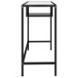 vidaXL Computertisch Schwarz 100x36x74 cm Glas vidaXL Computertisch Schwarz 100x36x74 cm Glas