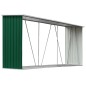 Brennholzlager Verzinkter Stahl 330x84x152 cm Grün Brennholzlager Verzinkter Stahl 330x84x152 cm Grün