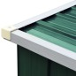 Brennholzlager Verzinkter Stahl 330x84x152 cm Grün Brennholzlager Verzinkter Stahl 330x84x152 cm Grün