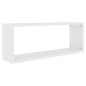 Würfelregale 2 Stk. Weiß 60x15x23 cm Holzwerkstoff Würfelregale 2 Stk. Weiß 60x15x23 cm Holzwerkstoff