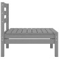 vidaXL 3-tlg. Garten-Lounge-Set Massivholz Kiefer Grau vidaXL 3-tlg. Garten-Lounge-Set Massivholz Kiefer Grau