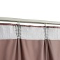 Verdunkelungsvorhang mit Haken Samt Antik-Rosa 290 x 245 cm Verdunkelungsvorhang mit Haken Samt Antik-Rosa 290 x 245 cm
