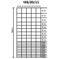 Gartenzaun Verzinkter Stahl 50x1,6 m Silbern Gartenzaun Verzinkter Stahl 50x1,6 m Silbern