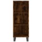 Highboard Räuchereiche 34,5x34x180 cm Holzwerkstoff Highboard Räuchereiche 34,5x34x180 cm Holzwerkstoff
