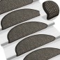 Treppenmatten Selbstklebend Sisal 15 Stk. 56x17x3 cm Anthrazit Treppenmatten Selbstklebend Sisal 15 Stk. 56x17x3 cm Anthrazit