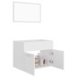 vidaXL 2-tlg. Badmöbel-Set Weiß Holzwerkstoff vidaXL 2-tlg. Badmöbel-Set Weiß Holzwerkstoff