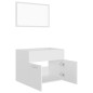 vidaXL 2-tlg. Badmöbel-Set Weiß Holzwerkstoff vidaXL 2-tlg. Badmöbel-Set Weiß Holzwerkstoff