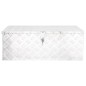 Aufbewahrungsbox Silbern 80x39x30 cm Aluminium Aufbewahrungsbox Silbern 80x39x30 cm Aluminium