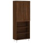 vidaXL Highboard Braun Eichen-Optik 69,5x34x180 cm Holzwerkstoff vidaXL Highboard Braun Eichen-Optik 69,5x34x180 cm Holzwerkstoff