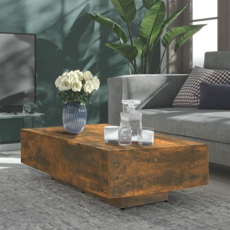 Couchtisch Räuchereiche 115x60x31 cm Holzwerkstoff